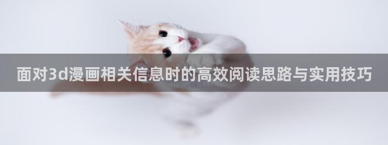 漫画岛入口大全:面对3d漫画相关信息时的高效阅读思路与实用技巧